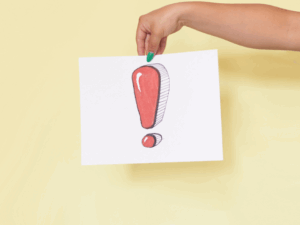 びっくりマーク